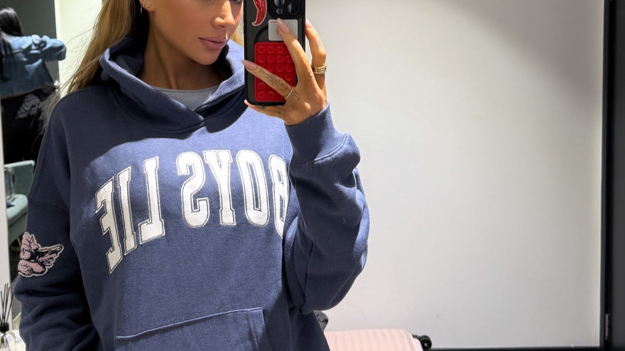 Olivia Attwood Steals the Show in Our Boys Lie Hoodie 💙