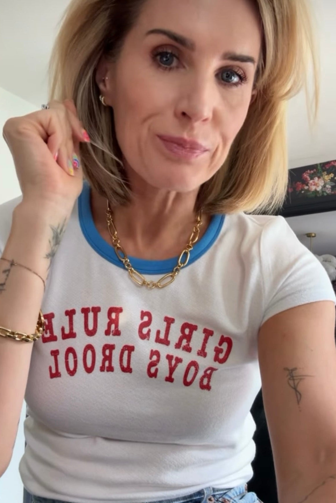 Girls Rule, Boys Drool: Sarah Jayne Dunn Shows Us How to Wear the Ultimate Statement Tee