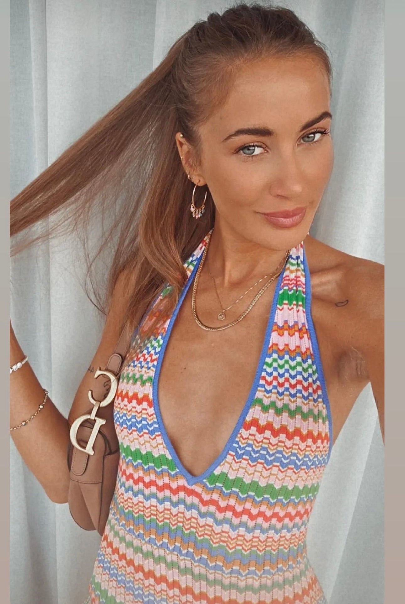 Alex in Colour wears our Show Me Your Mumu Dress - Spoiled Brat