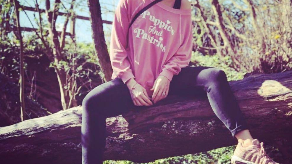 Catherine Tyldesley Wildfox Lockdown Look-Spoiled Brat