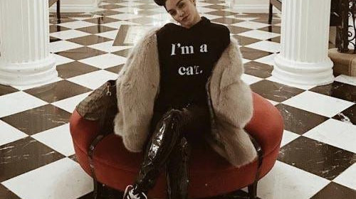 Celebs Love our Wildfox Halloween Cat Hoodie - Spoiled Brat