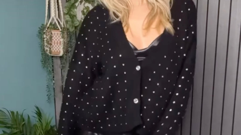 sarah jayne dunn beach riot crystal cardigan