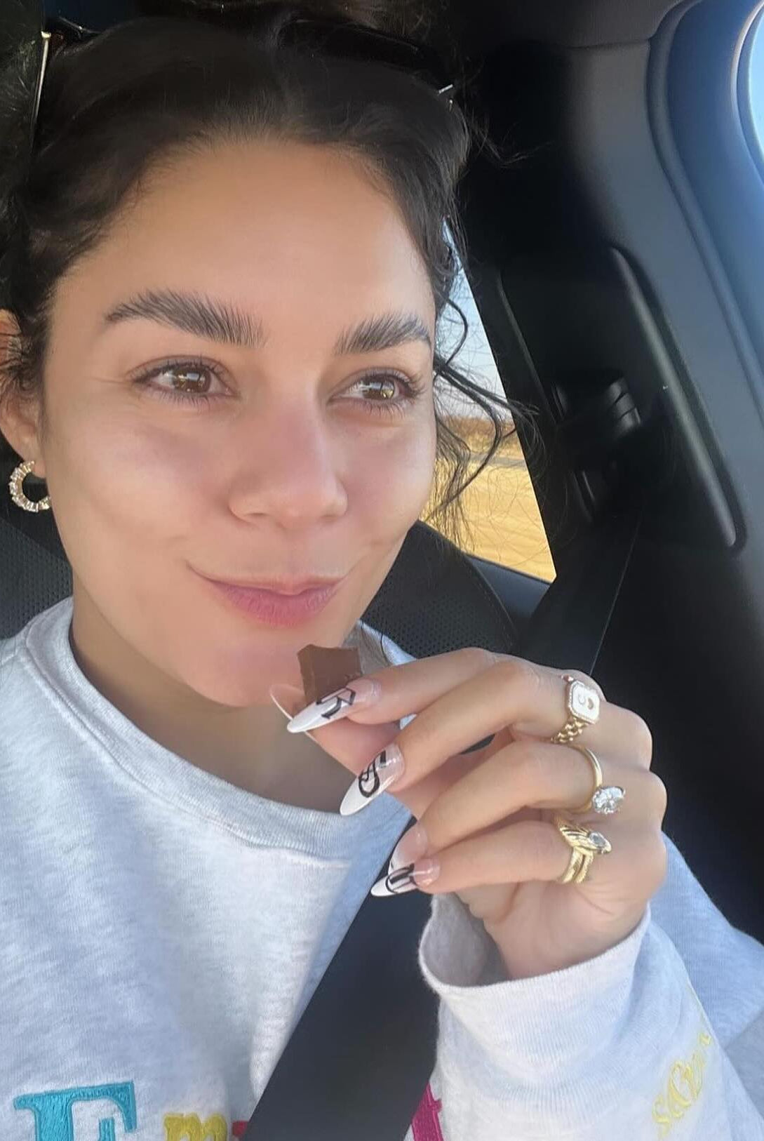 Vanessa Hudgens in Empathy Sweater - Spoiled Brat