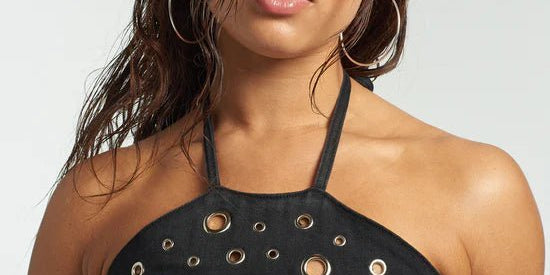 Womens Denim Dress - Spoiled Brat
