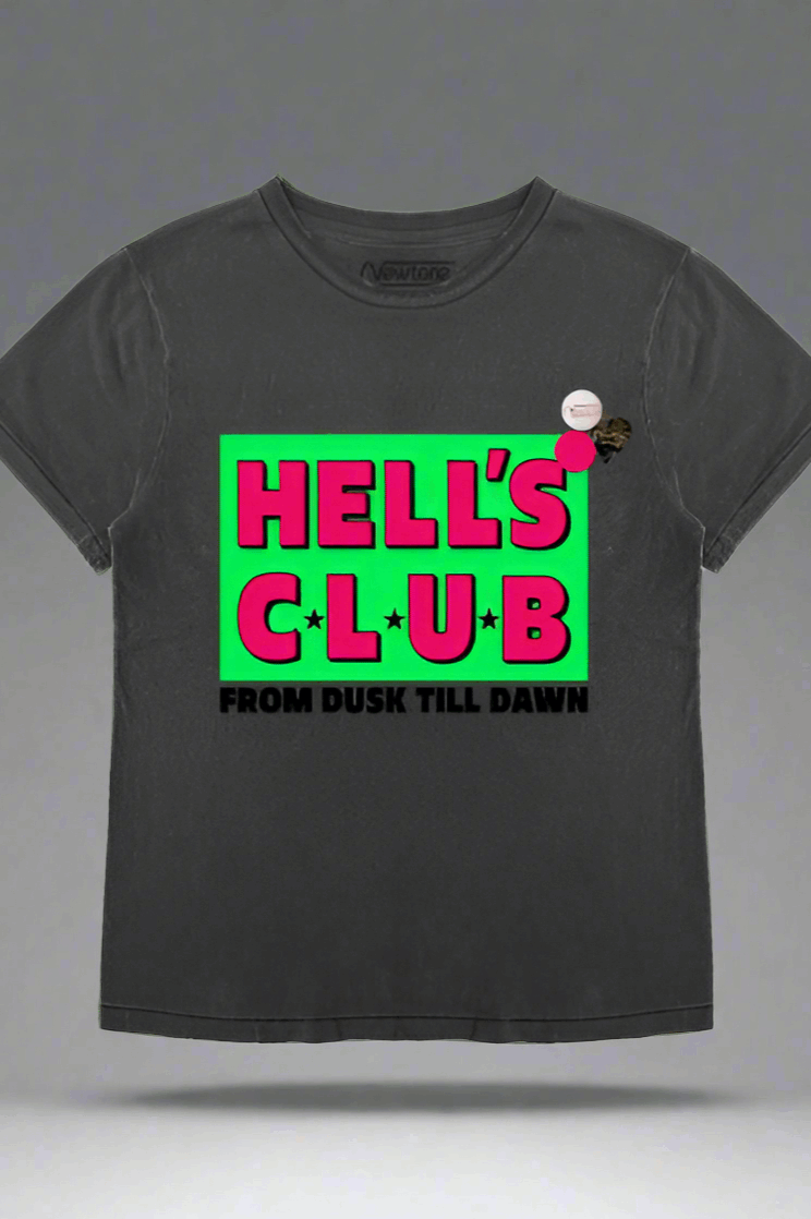 Newtone Hells Club Starlight Dawn T-shirt T-Shirt by Newtone as seen on celebrities