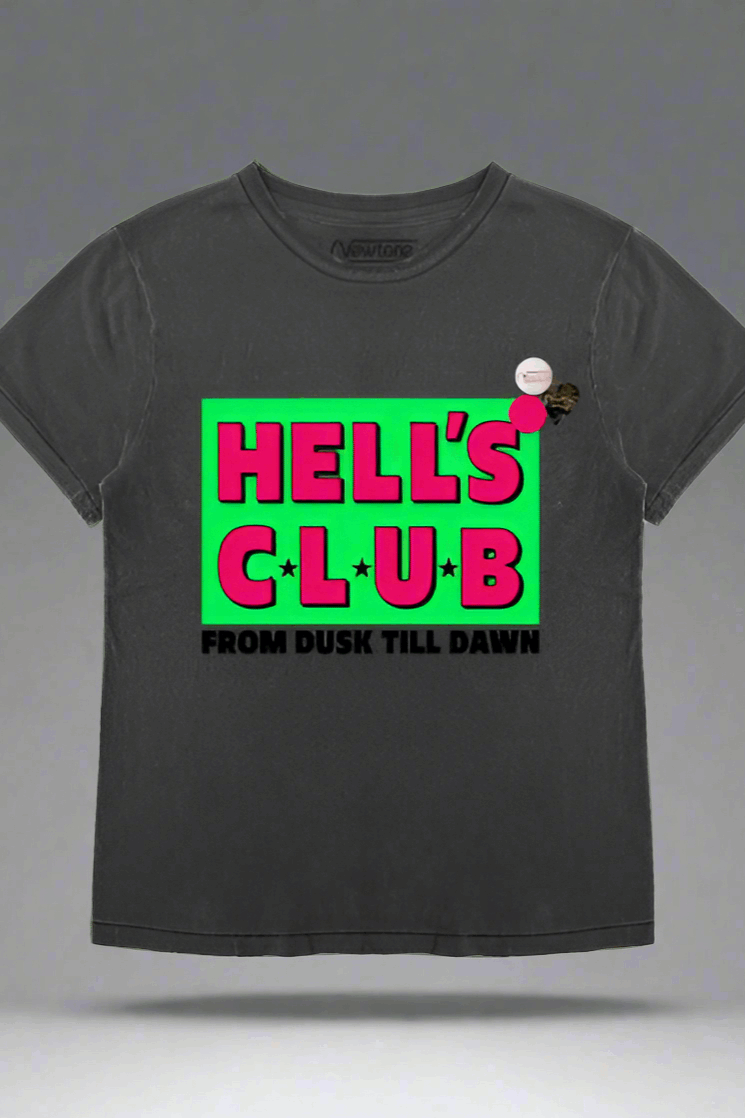 Newtone Hells Club Starlight Dawn T-shirt T-Shirt by Newtone as seen on celebrities