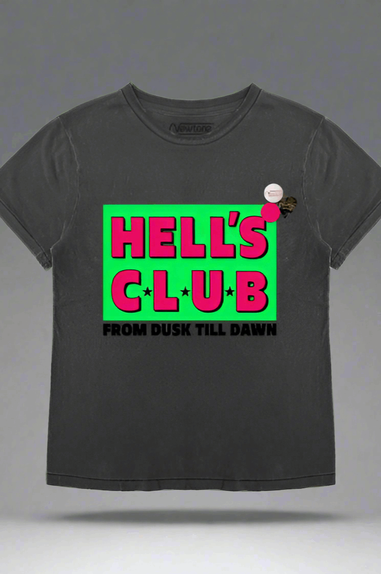 Newtone Hells Club Starlight Dawn T-shirt T-Shirt by Newtone as seen on celebrities