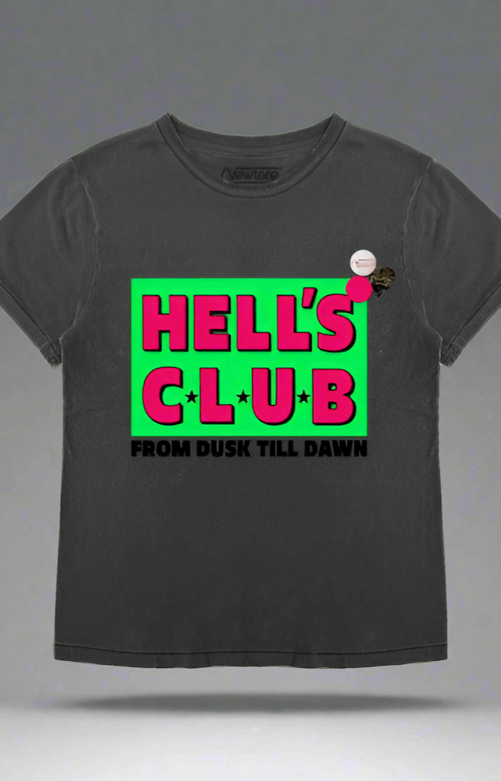 Newtone Hells Club Starlight Dawn T-shirt T-Shirt by Newtone as seen on celebrities