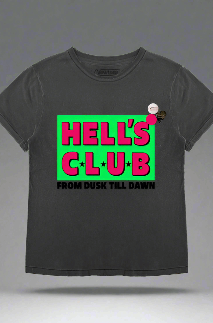 Newtone Hells Club Starlight Dawn T-shirt T-Shirt by Newtone as seen on celebrities