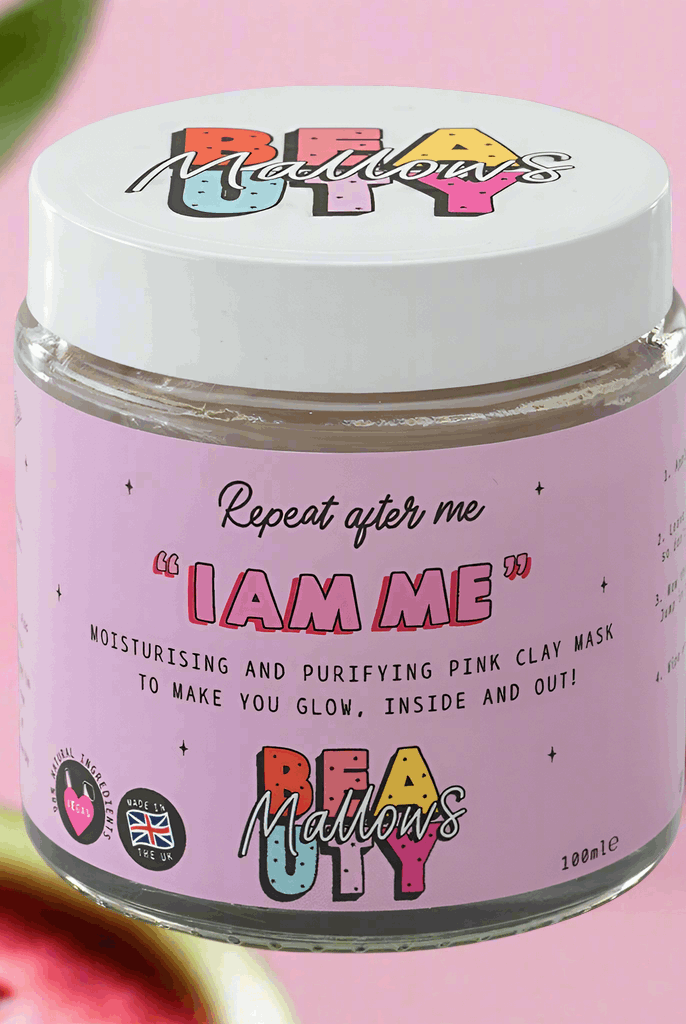 Mallows Beauty Watermelon Pink Clay Face Mask Beauty Kit by Mallows Beauty as seen on celebrities