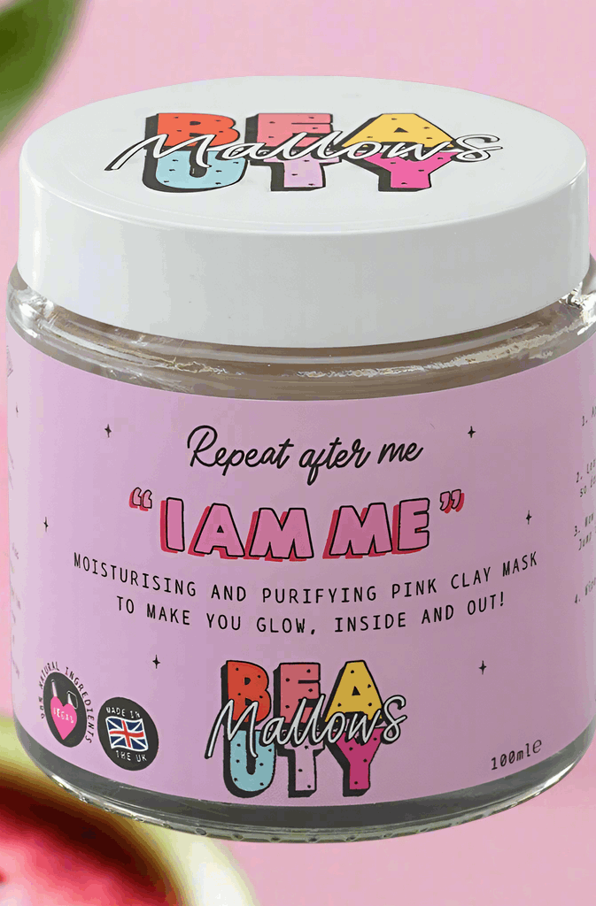 Mallows Beauty Watermelon Pink Clay Face Mask Beauty Kit by Mallows Beauty as seen on celebrities