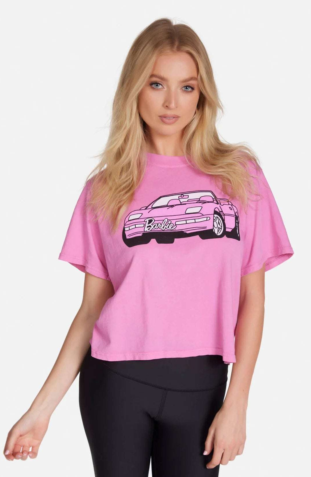 Lauren Moshi Rue Barbie Convertible Crop T-Shirt T-Shirt by Lauren Moshi as seen on celebrities