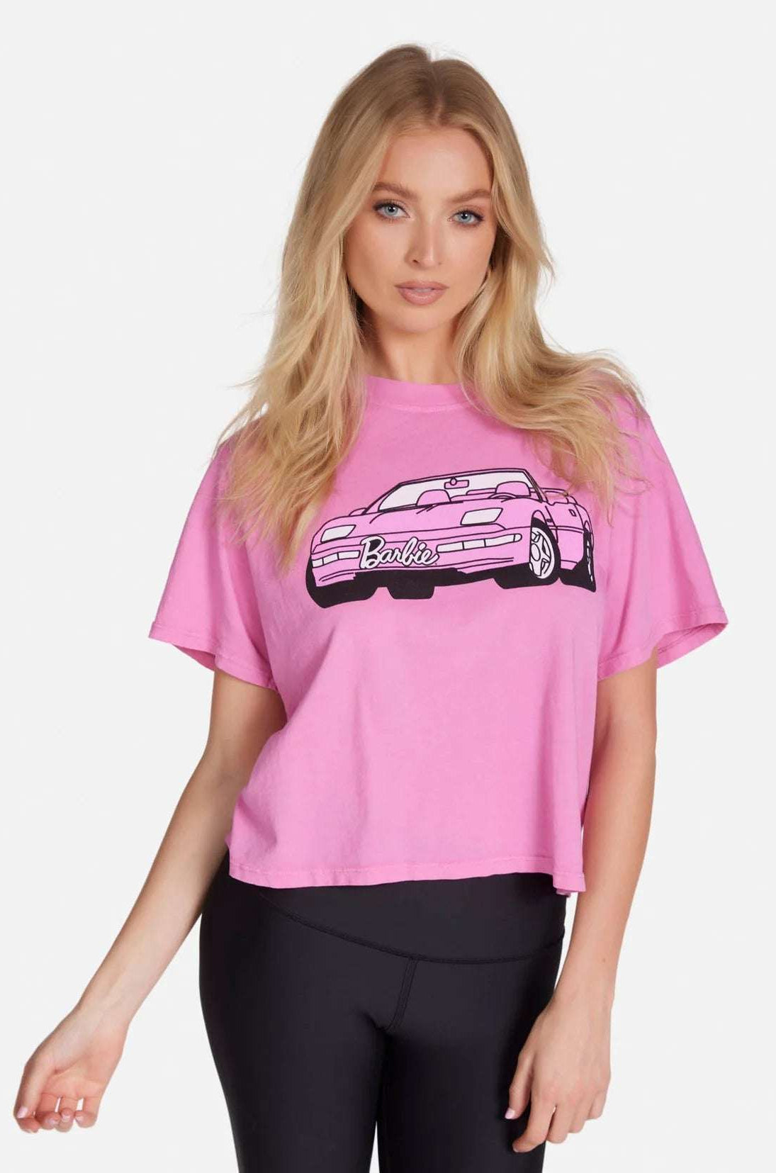 Lauren Moshi Rue Barbie Convertible Crop T-Shirt T-Shirt by Lauren Moshi as seen on celebrities