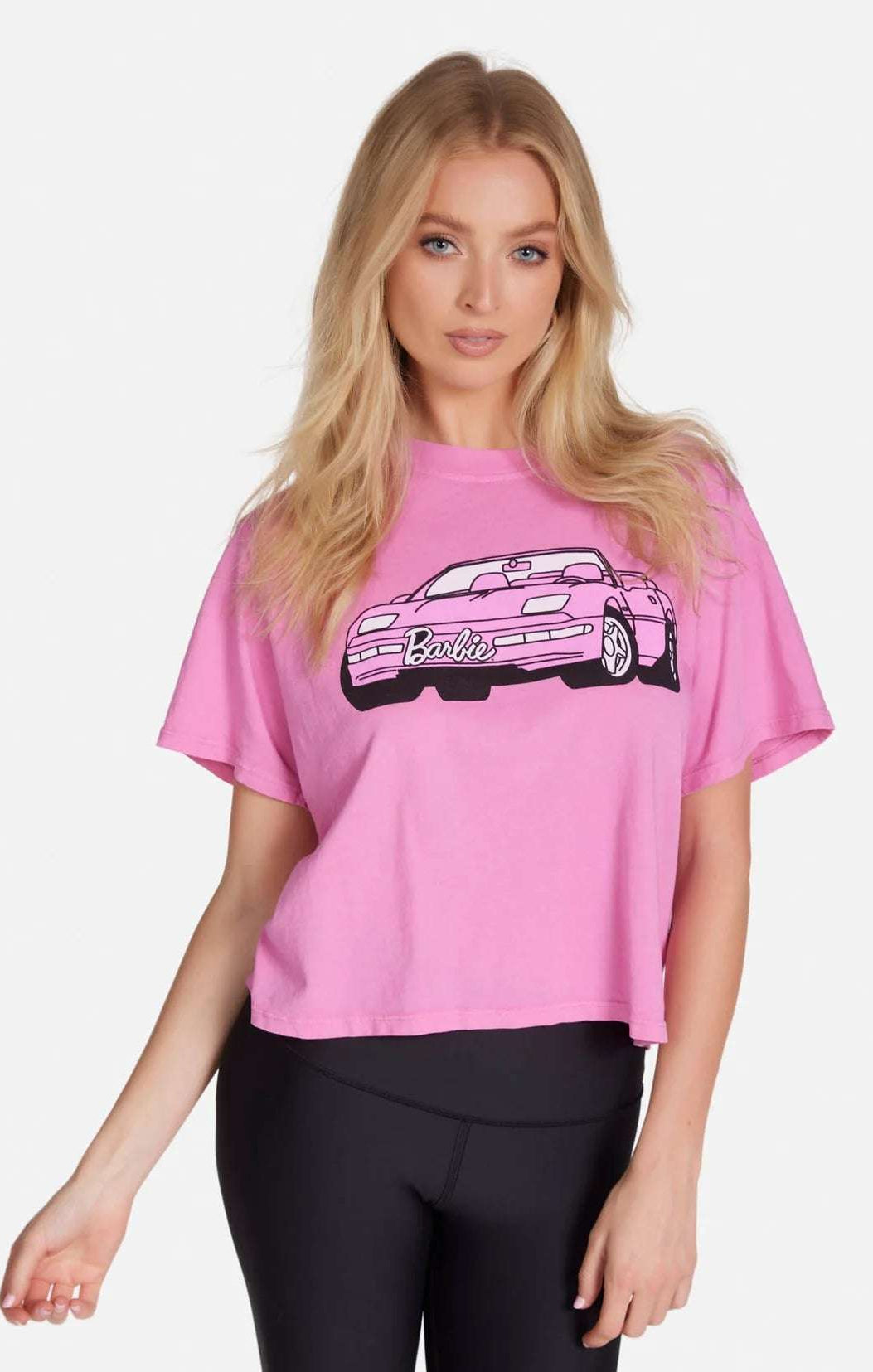Lauren Moshi Rue Barbie Convertible Crop T-Shirt T-Shirt by Lauren Moshi as seen on celebrities