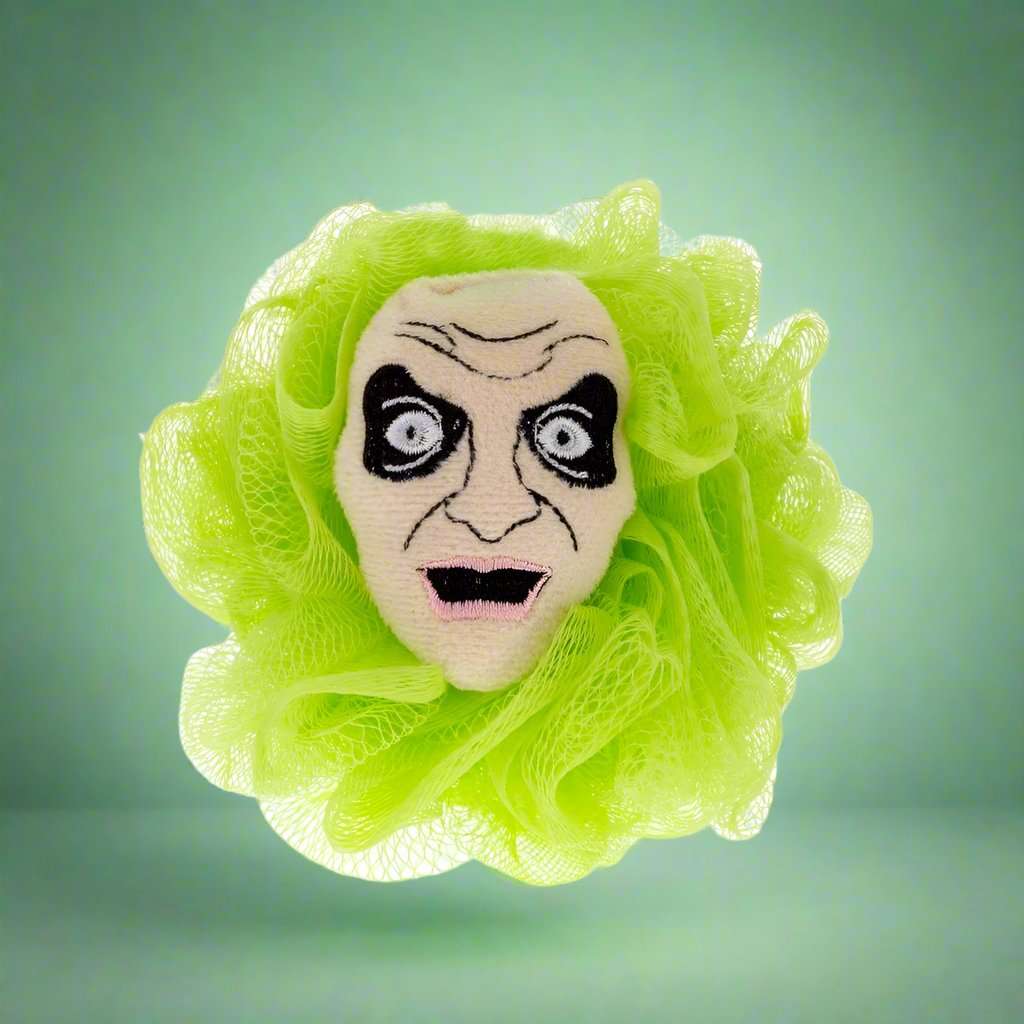 Warner Brothers Beetlejuice Body Exfoliator Beauty Product by Mad Beauty as seen on celebrities