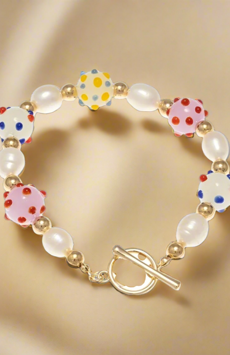 Sofia Richie x 8 Other Reasons Glass Bead Charm Bracelet Bracelet by 8 Other Reasons as seen on celebrities