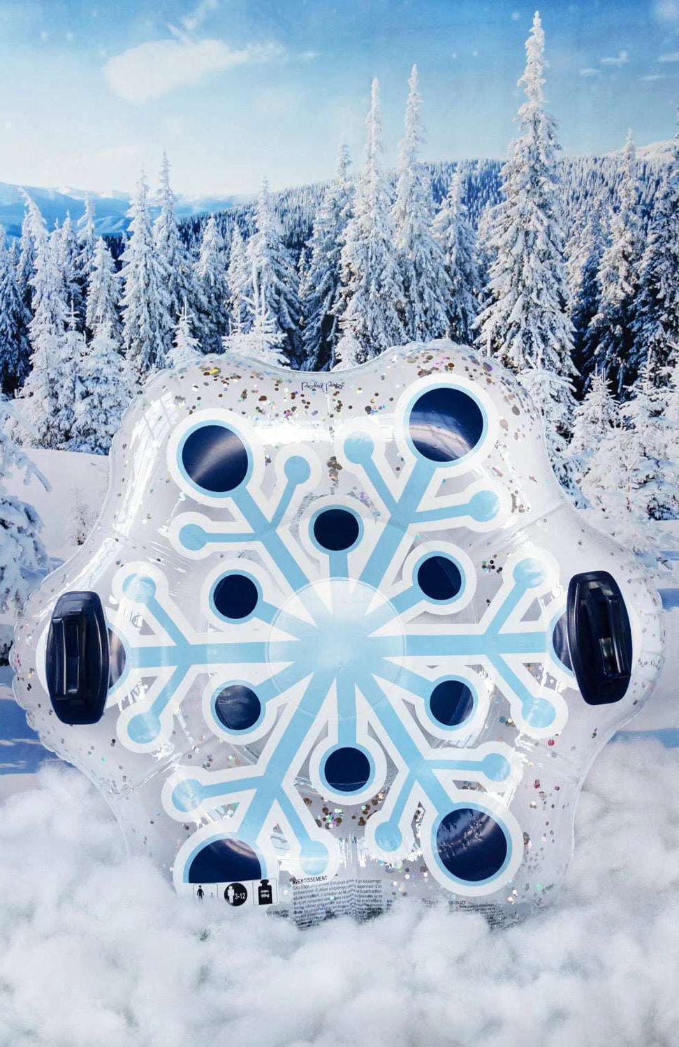 Packed Party Snow Much Fun Confetti Filled Inflatable Snow Tube Gifts by Packed Party as seen on celebrities