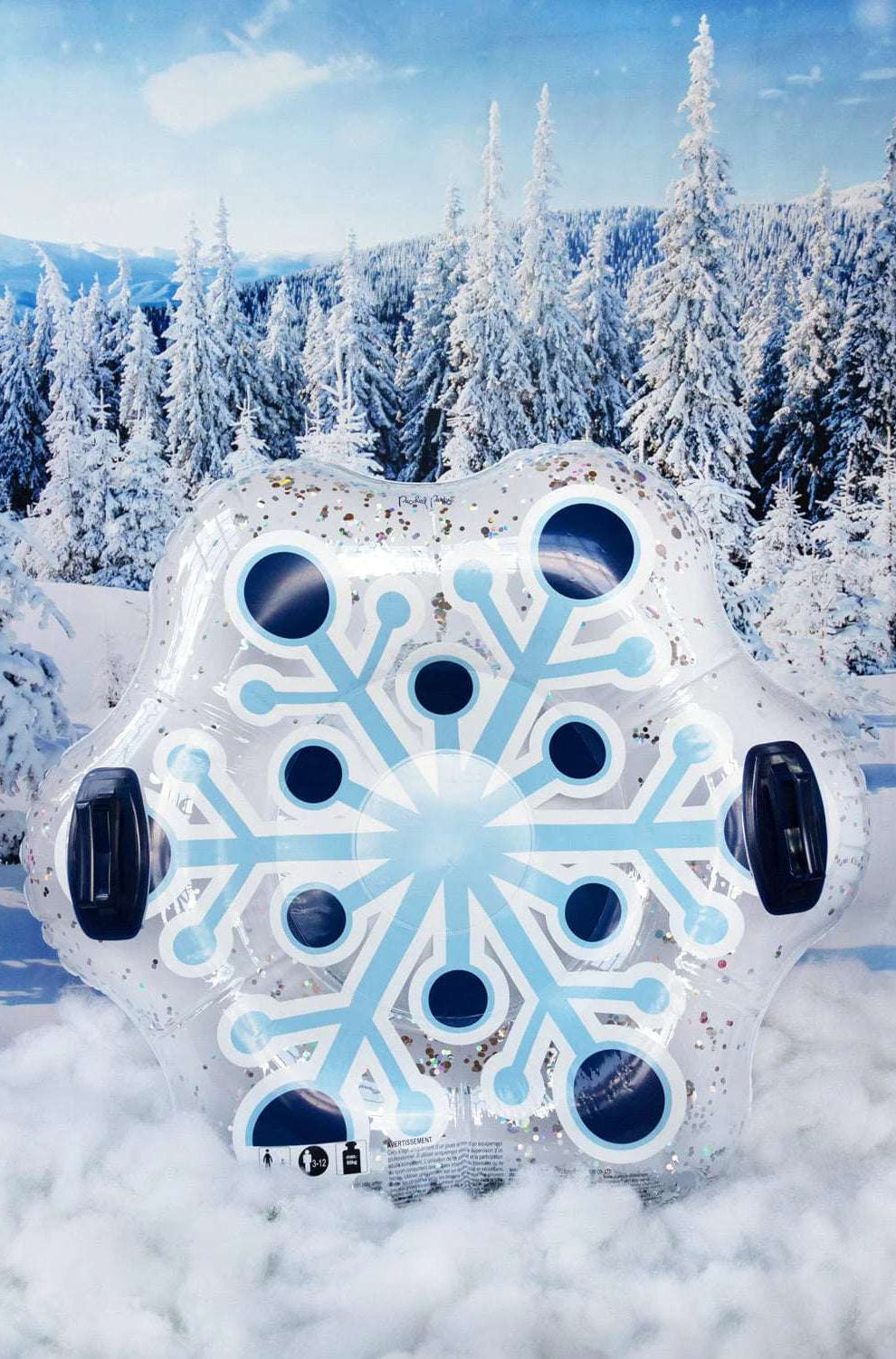 Packed Party Snow Much Fun Confetti Filled Inflatable Snow Tube Gifts by Packed Party as seen on celebrities