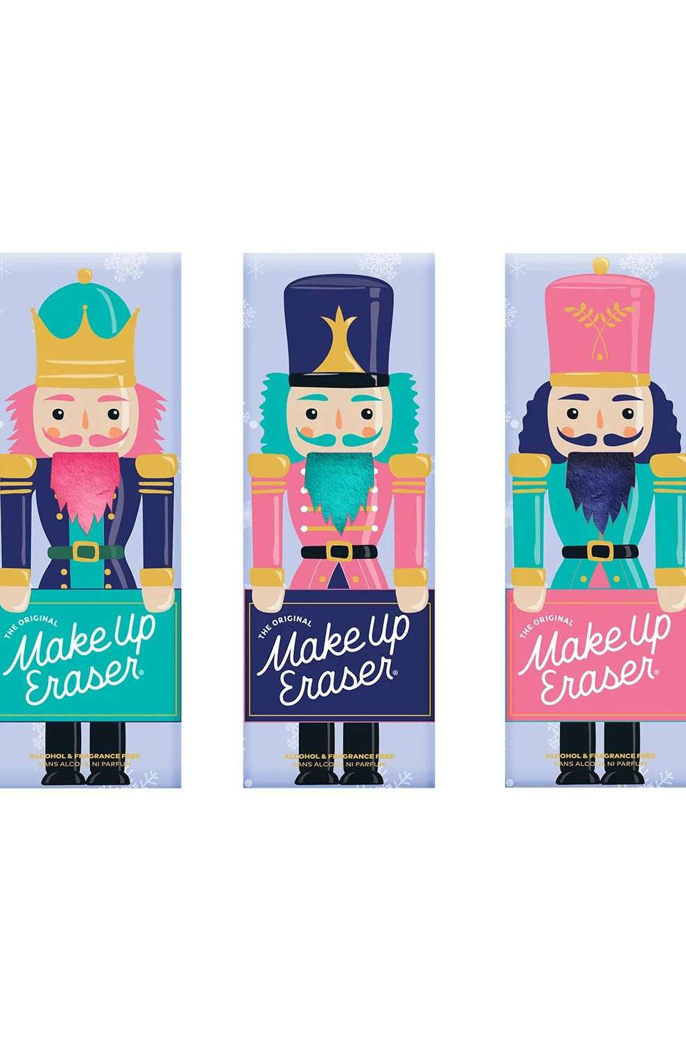 Makeup Eraser Nutcracker 3pc Mini PRO Holiday Set Beauty Product by Makeup Eraser as seen on celebrities