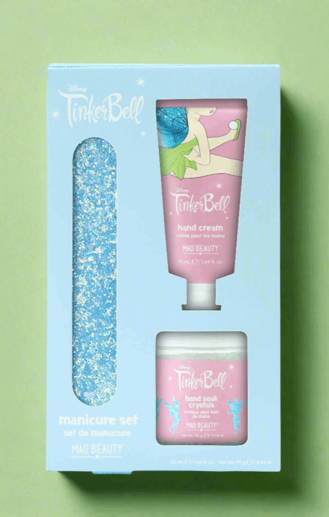 Disney Tinks Pixie Perfection Manicure Set Nail Art by Mad Beauty as seen on celebrities