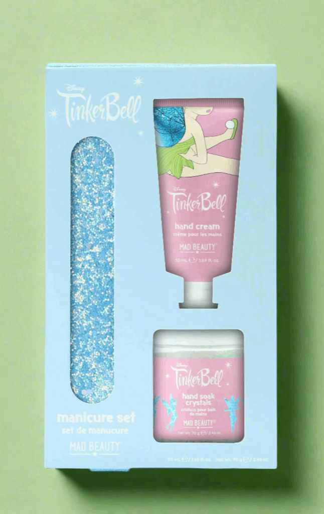 Disney Tinks Pixie Perfection Manicure Set Nail Art by Mad Beauty as seen on celebrities