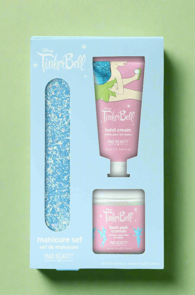 Disney Tinks Pixie Perfection Manicure Set Nail Art by Mad Beauty as seen on celebrities