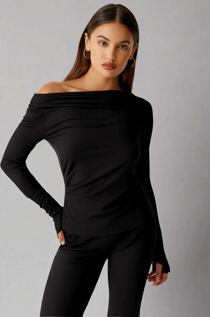 Frankies Bikinis Dahlia Long Sleeve T-Shirt Long Sleeved Top by Frankies Bikinis as seen on celebrities