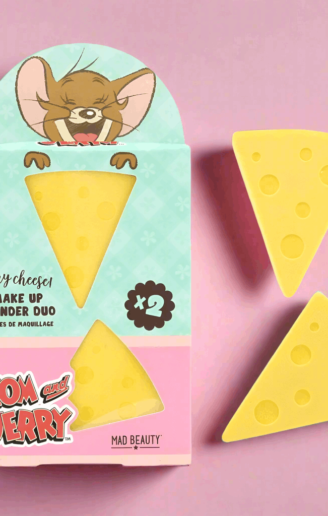 Warner Brothers Tom & Jerry Make Up Sponge Duo Beauty Product by Mad Beauty as seen on celebrities