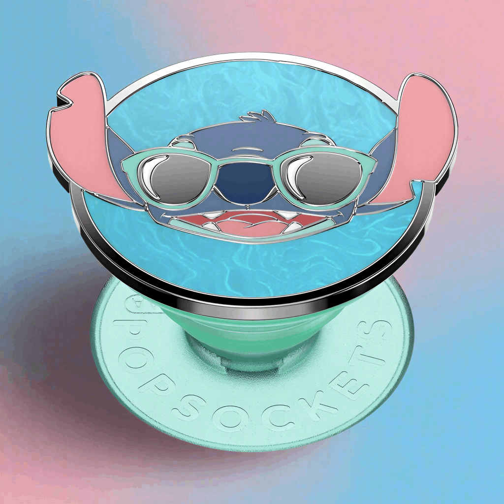 Pop Sockets Lilo & Stitch - Suns Out Stitch Enamel Pop Grip Tech Accessories by Pop Sockets as seen on celebrities