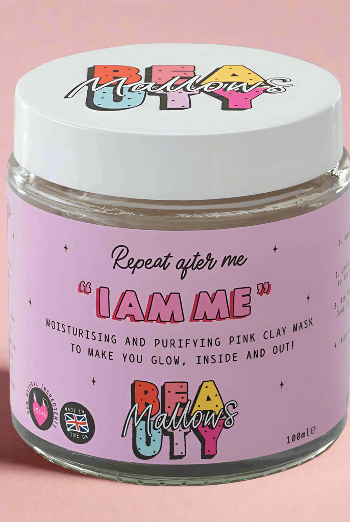 Mallows Beauty Watermelon Pink Clay Face Mask Beauty Kit by Mallows Beauty as seen on celebrities