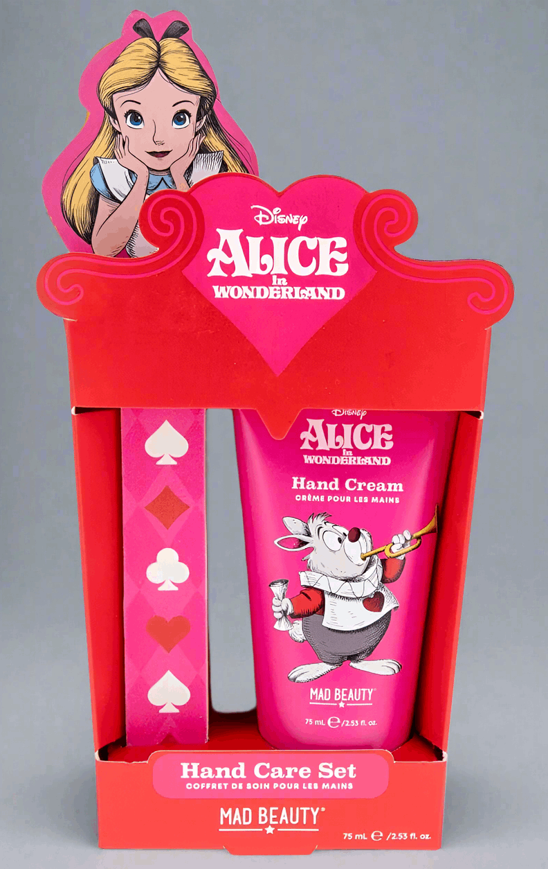 Alice in Wonderland Nail Care Duo Nail Art by Mad Beauty as seen on celebrities