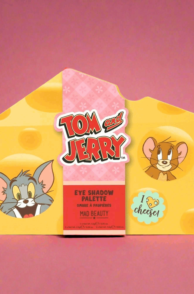 Warner Brothers Tom & Jerry Eyeshadow Palette Eyeshadow by Mad Beauty as seen on celebrities