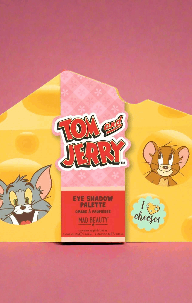 Warner Brothers Tom & Jerry Eyeshadow Palette Eyeshadow by Mad Beauty as seen on celebrities