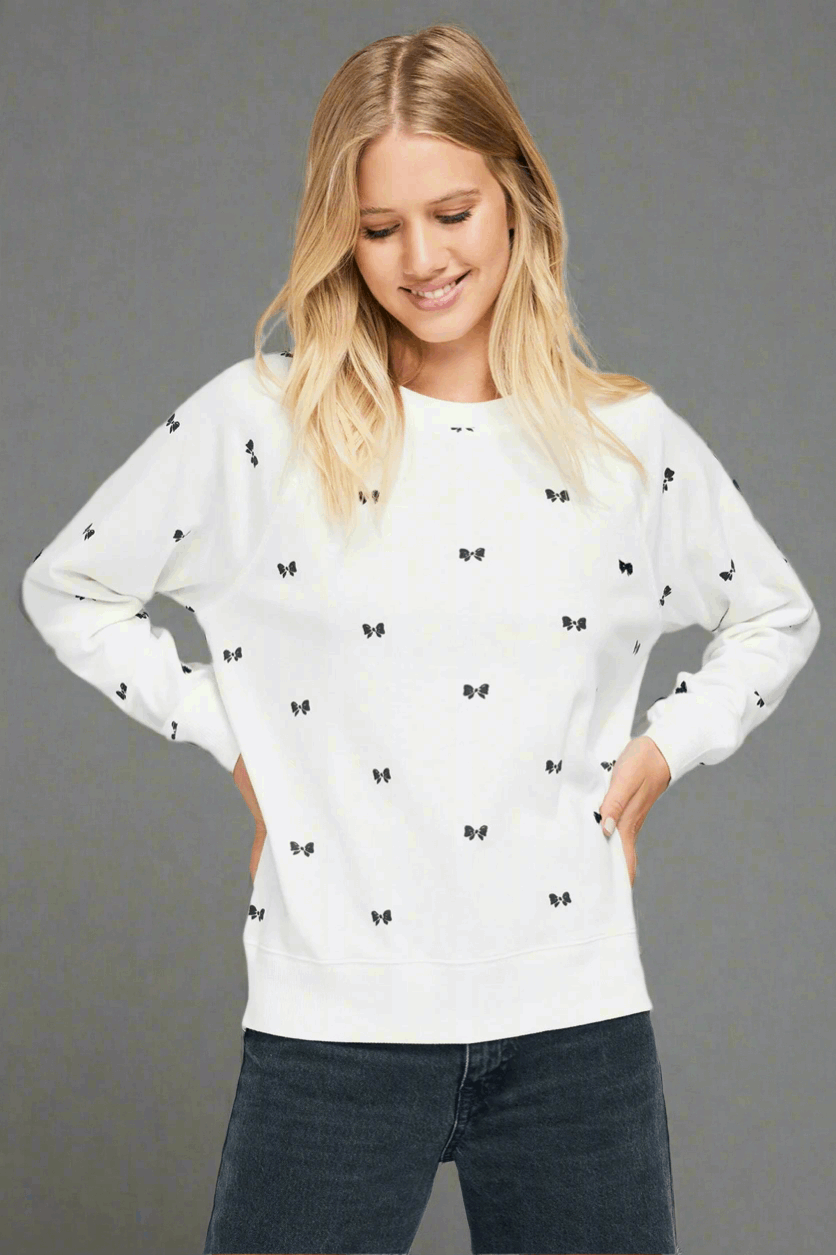Wildfox Gordon Bow Sommers Sweatshirt Sweatshirt by Wildfox as seen on celebrities