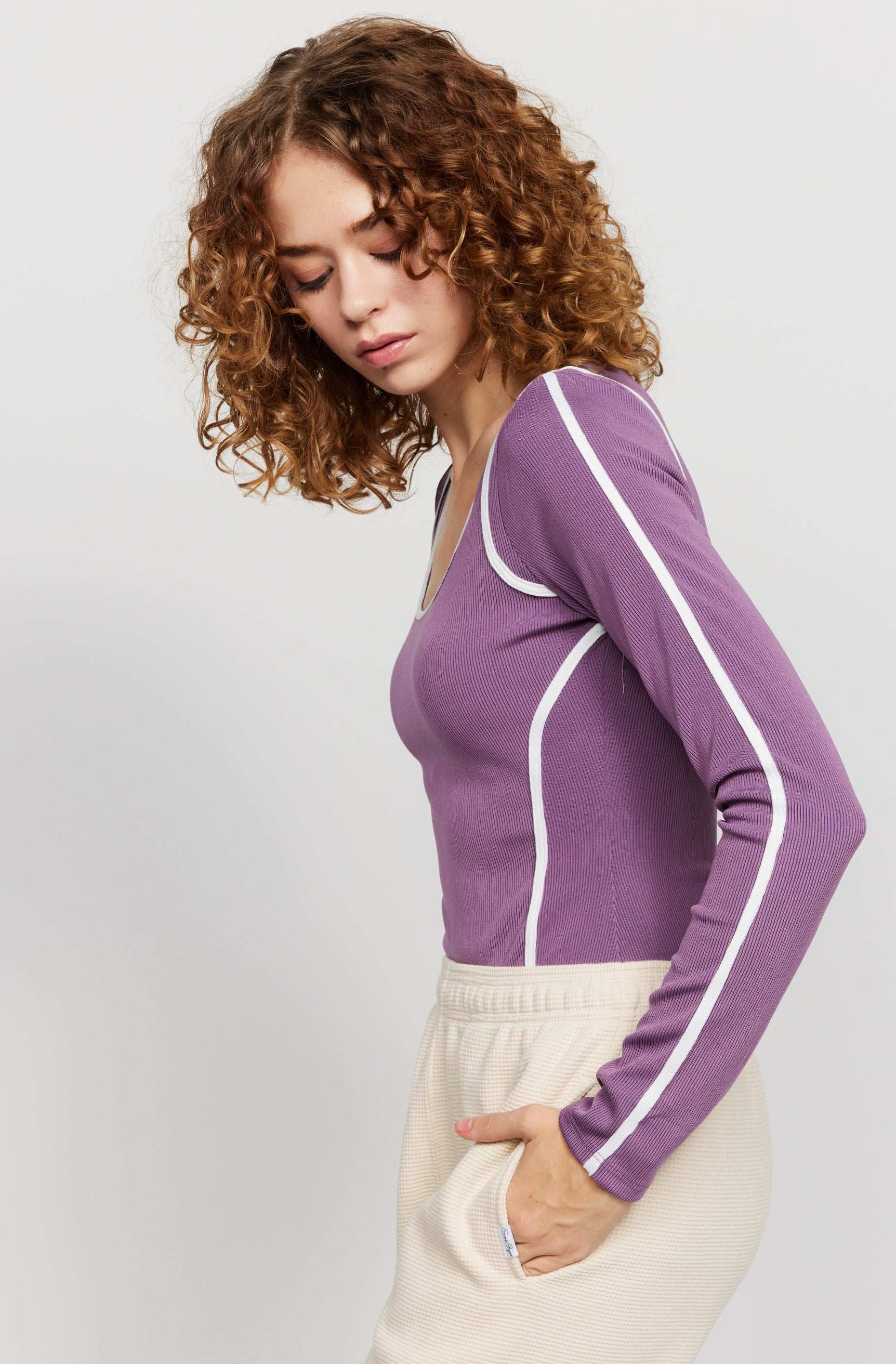 Samii Ryan The Royals Ribbed Bodysuit Bodysuit by Samii Ryan as seen on celebrities