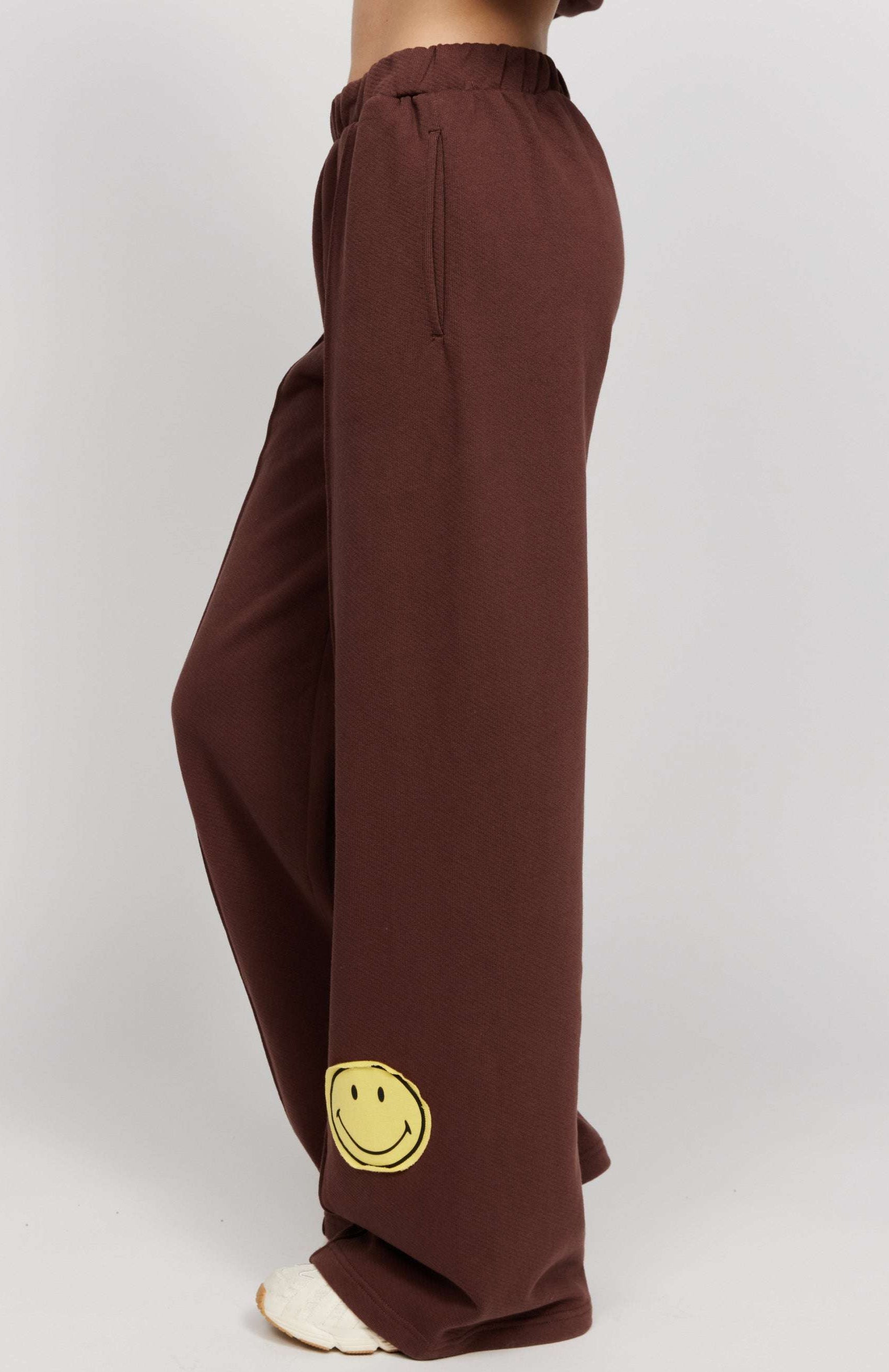 Samii Ryan Smiley® Straight Leg Jogger Pants Jogger Bottoms by Samii Ryan as seen on celebrities