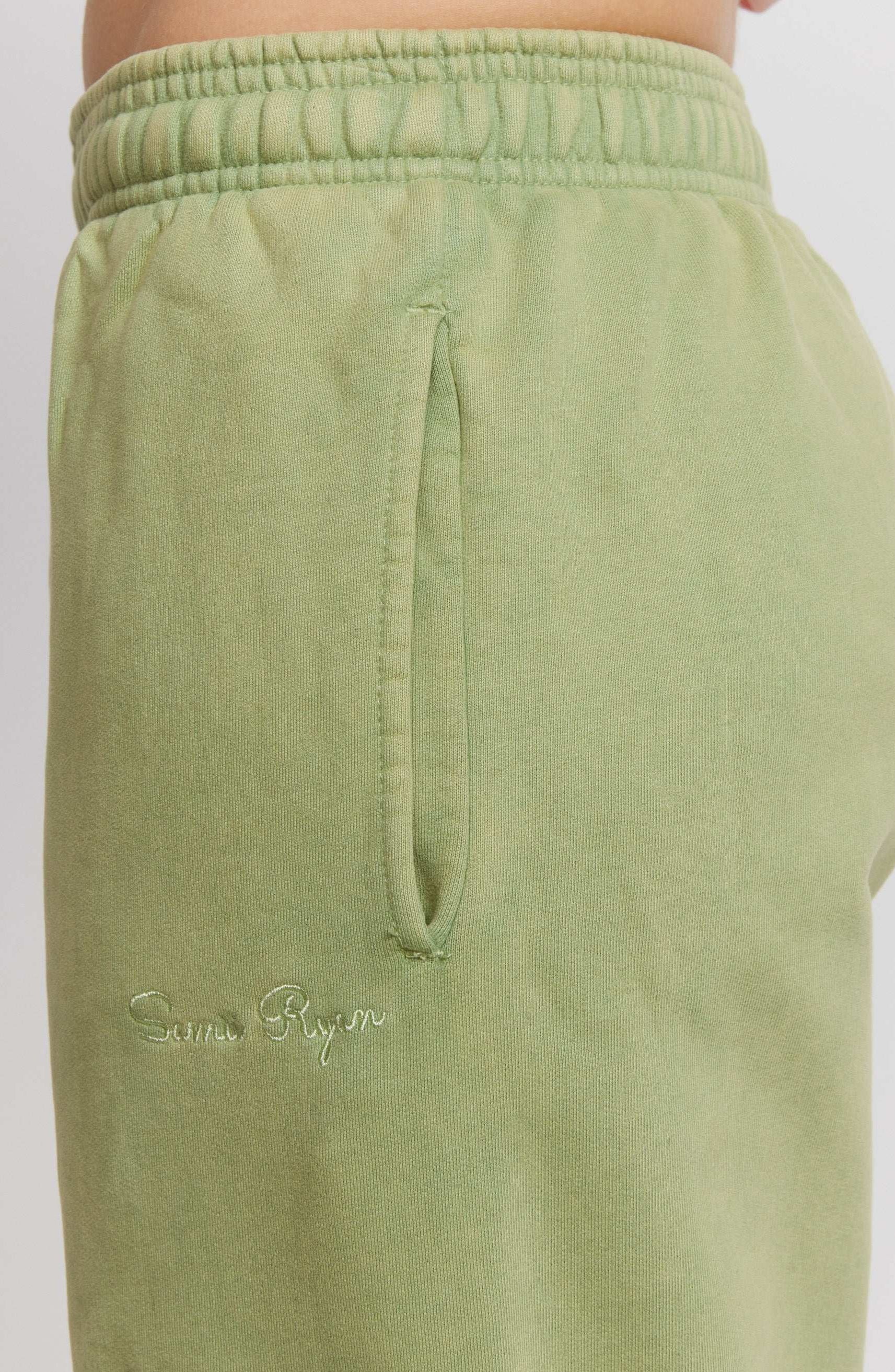 Samii Ryan Olive Sweatpants Jogger Bottoms by Samii Ryan as seen on celebrities