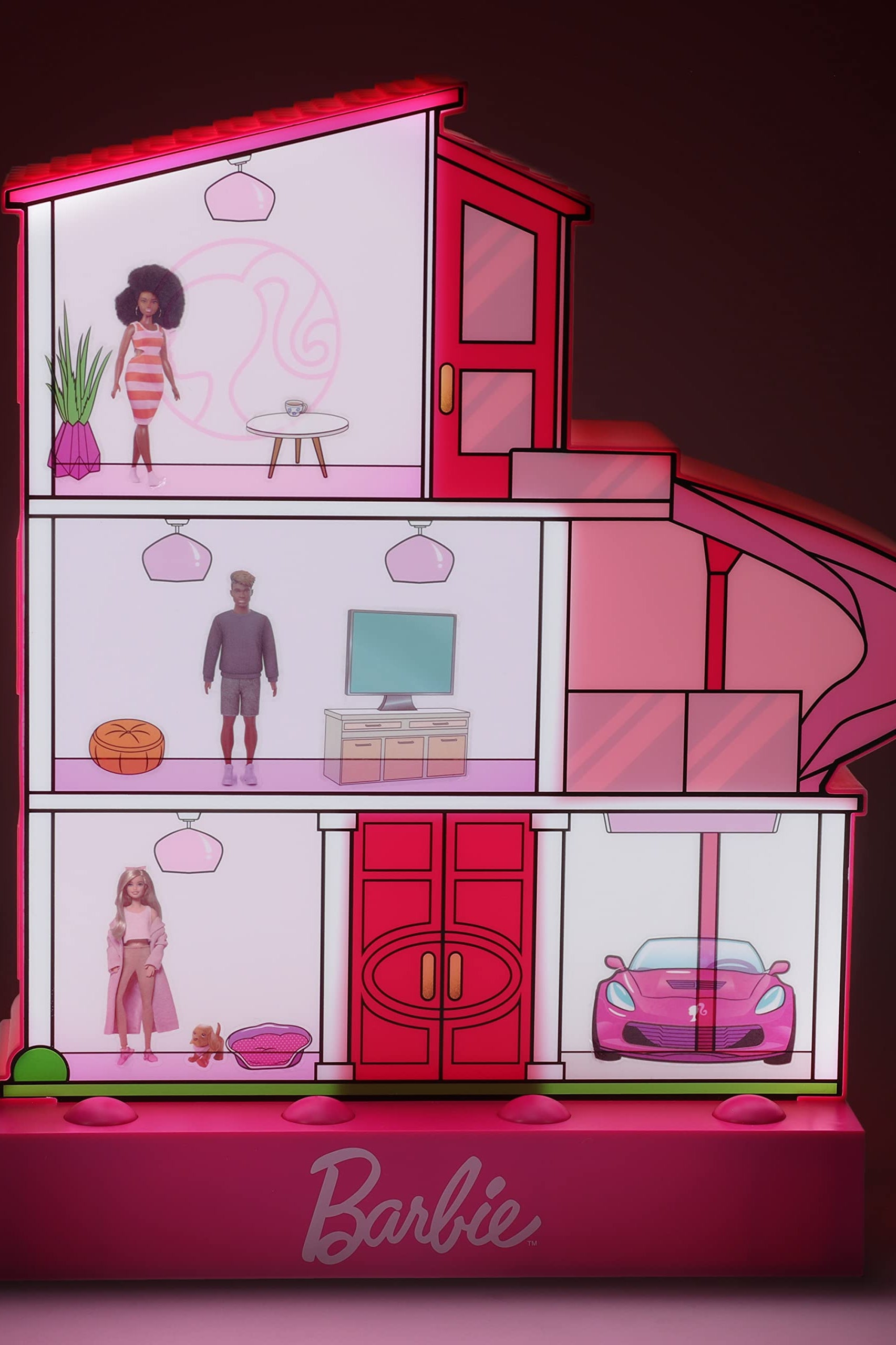 Barbie Dreamhouse Light with Stickers Night Lamp by Paladone as seen on celebrities