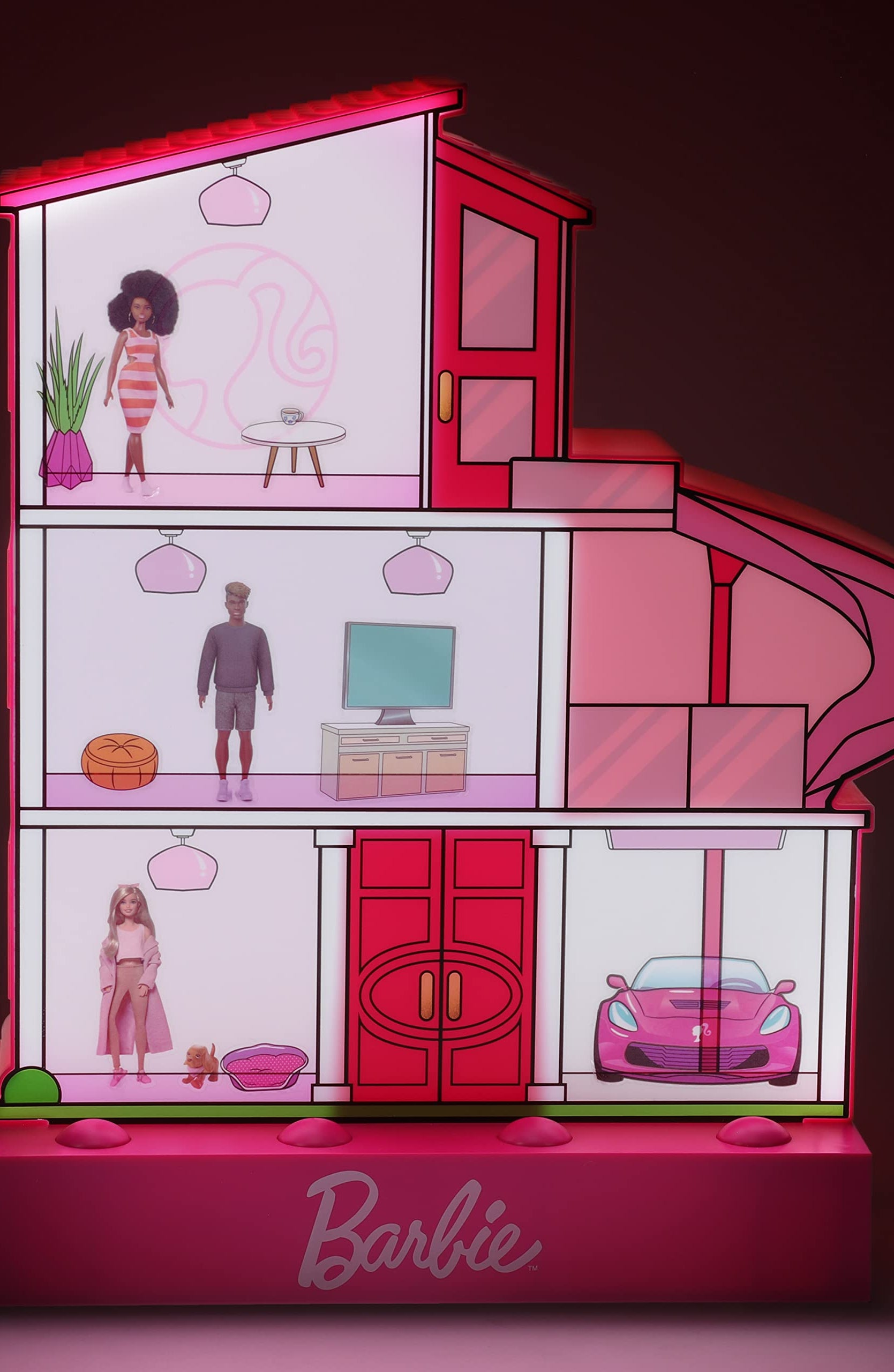 Barbie Dreamhouse Light with Stickers Night Lamp by Paladone as seen on celebrities