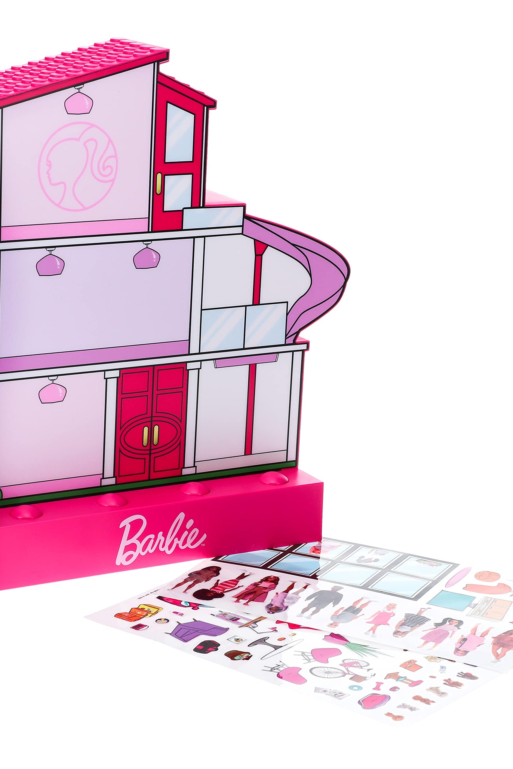 Barbie Dreamhouse Light with Stickers Night Lamp by Paladone as seen on celebrities