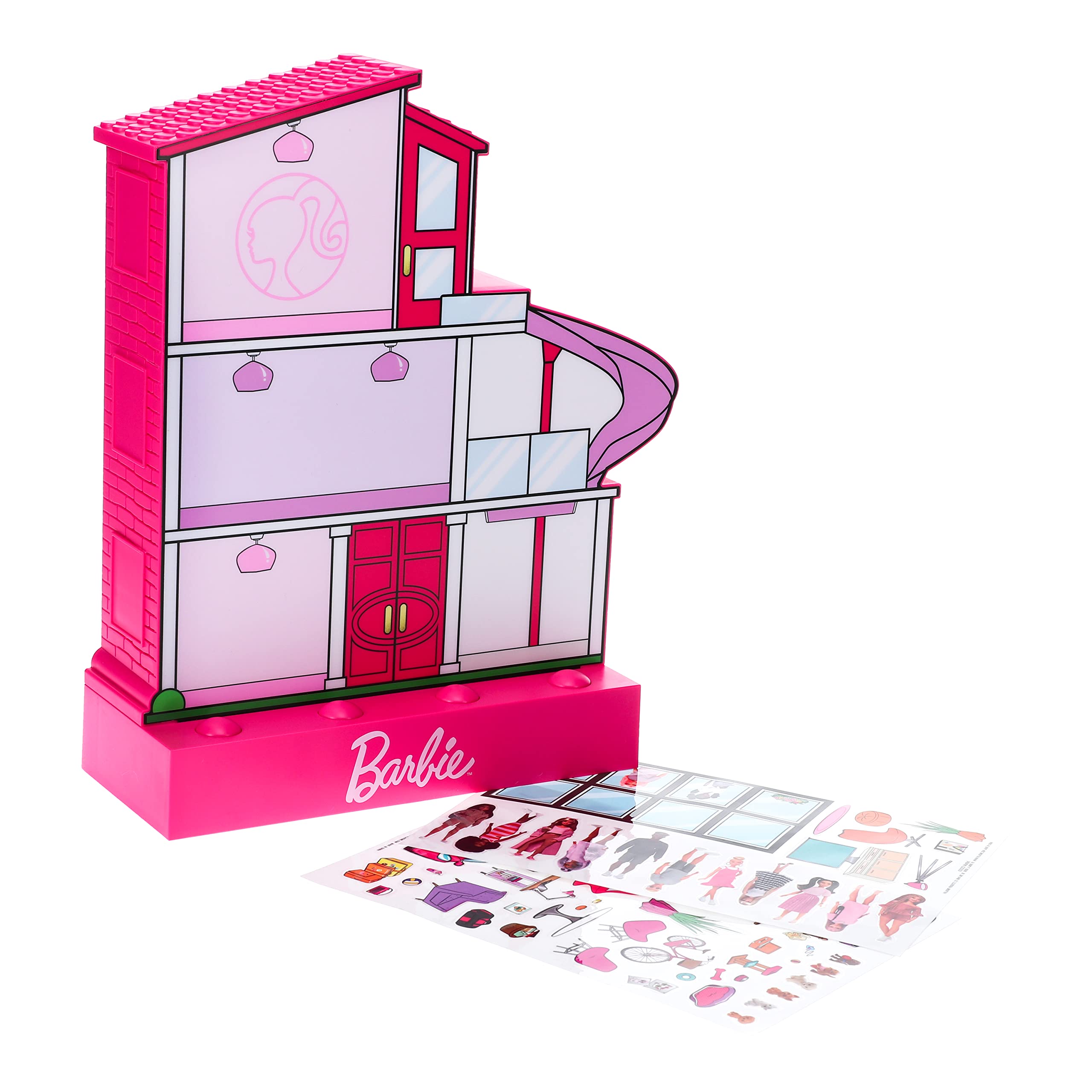 Barbie Dreamhouse Light with Stickers Night Lamp by Paladone as seen on celebrities