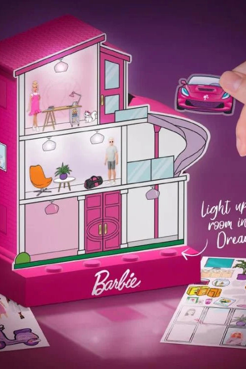 Barbie Dreamhouse Light with Stickers Night Lamp by Paladone as seen on celebrities