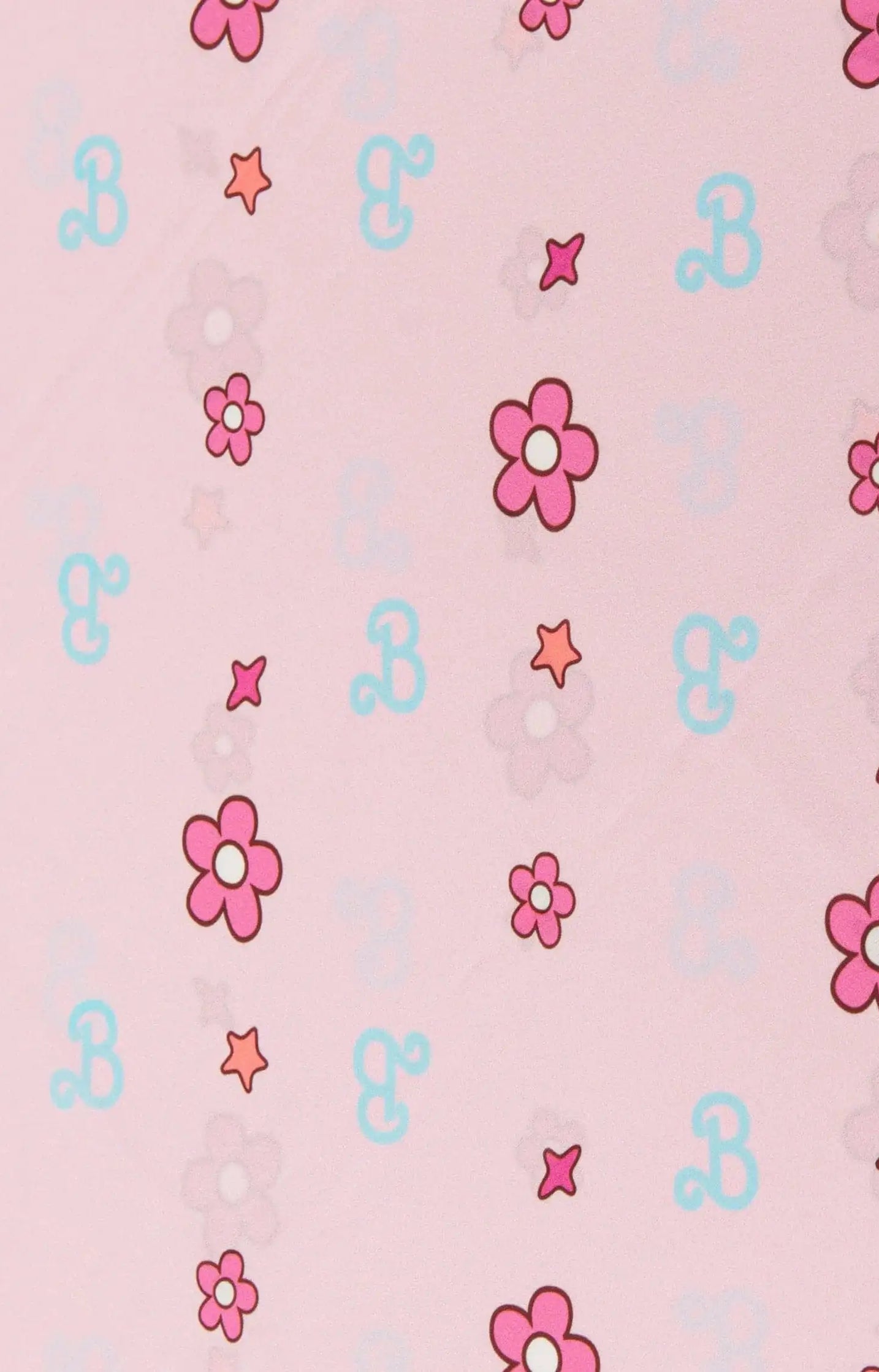 Barbie X Unique Vintage 1970s Pink Barbie Print Hair Scarf Scarf by Unique Vintage as seen on celebrities