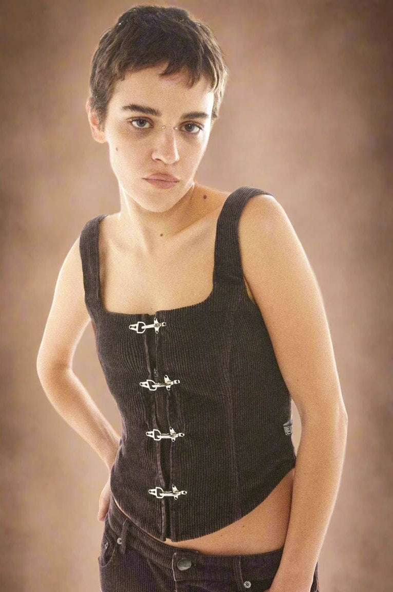 Basic Pleasure Mode Hot Chocolate Corset Top Corset by Basic Pleasure Mode as seen on celebrities