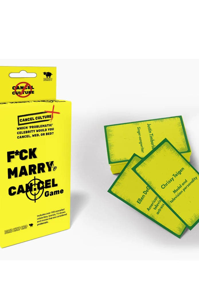 Bored Sheep F**K Marry Cancel Game Game by Bored Sheep as seen on celebrities