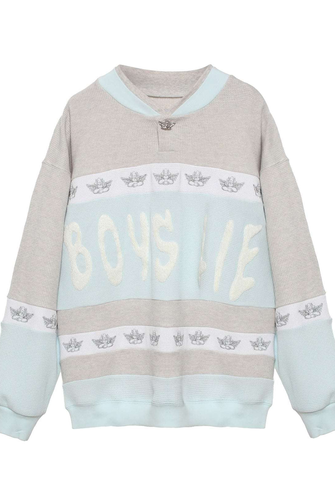 Boys Lie Blue Private School Rider Crewneck