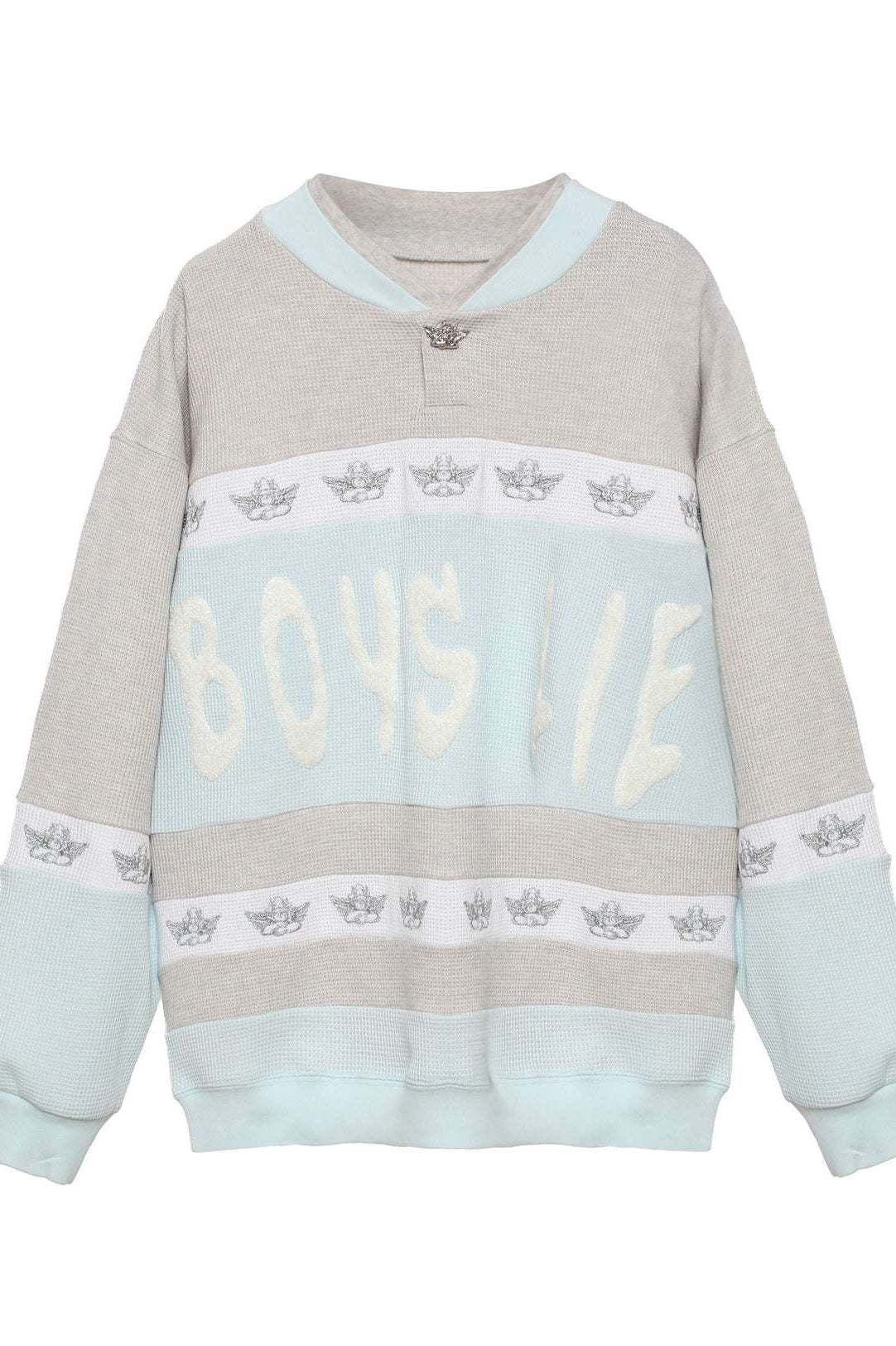 Boys Lie Blue Private School Rider Crewneck