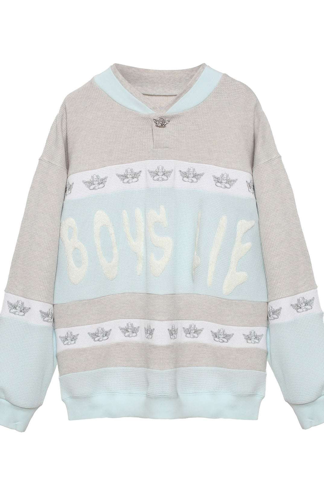 Boys Lie Blue Private School Rider Crewneck