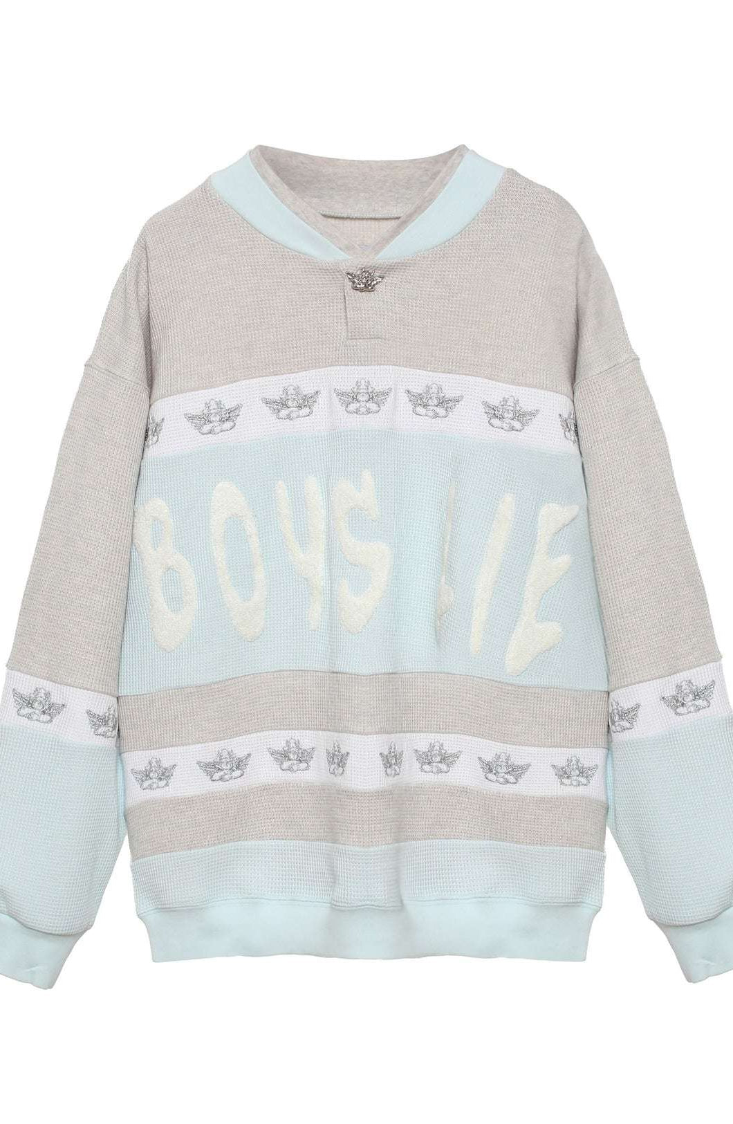 Boys Lie Blue Private School Rider Crewneck