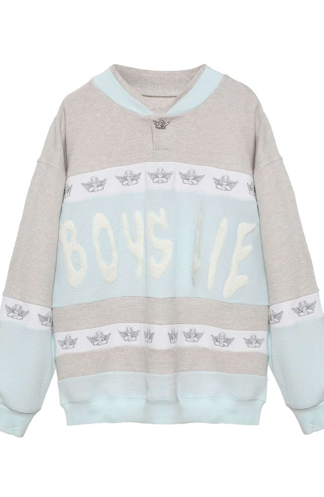 Boys Lie Blue Private School Rider Crewneck